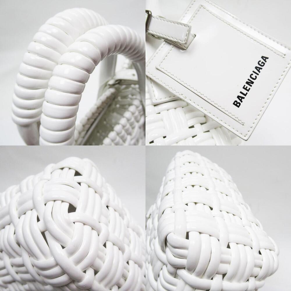 Balenciaga Bistro XXS Crossbody Shoulder Bag Enamel White - Picture 3 of 4